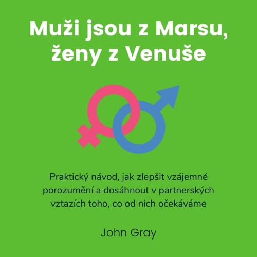 Muži jsou z Marsu, ženy z Venuše - obálka knihy