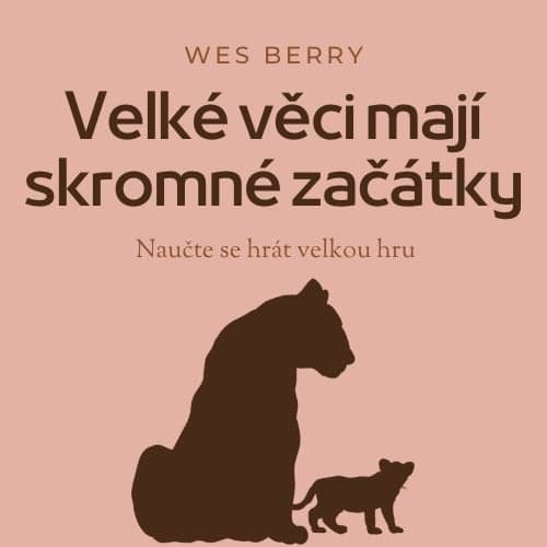 Velké věci mají skromné začátky - obálka knihy