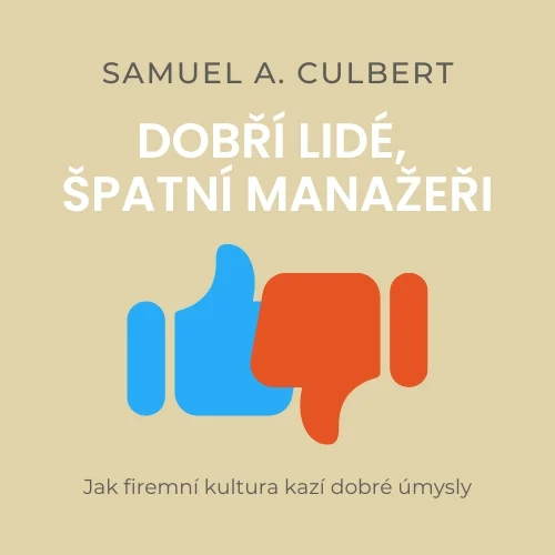 Dobří lidé, špatní manažeři - obálka knihy