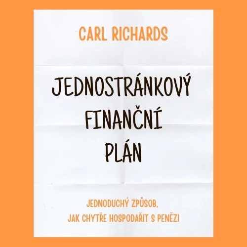 Jednostránkový finanční plán - obálka knihy